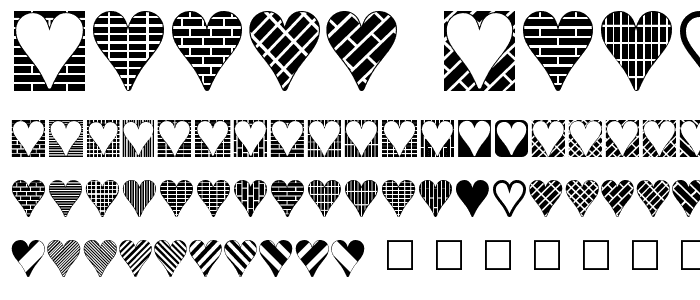Heart Things 3 font